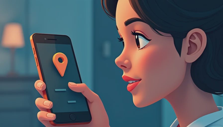 Illustration for locator app